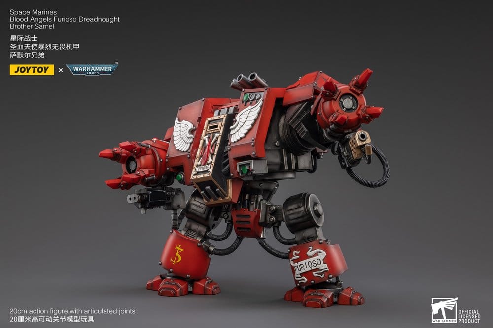 Warhammer 40,000 Action Figure Blood Angels Furioso Dreadnought Brother Samel 20 cm