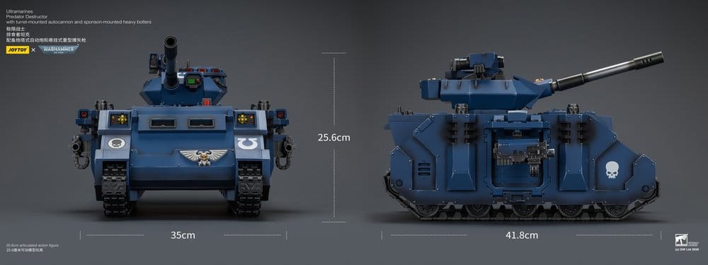 Warhammer 40,000 Vehicle Ultramarines Predator Destructor 26 cm