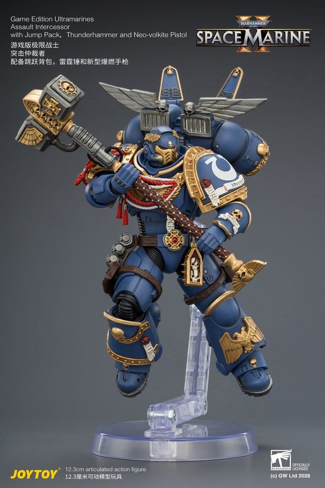 Warhammer Action Figure Game Edition Ultramarines Assault Intercessor 12 cm