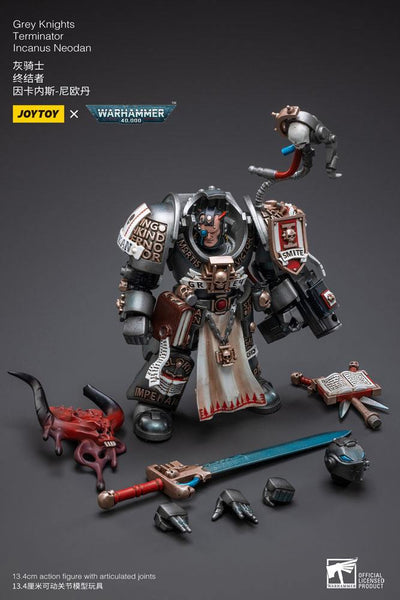 Warhammer 40k Action Figure 1/18 Grey Knights Terminator Incanus Neodan 13 cm