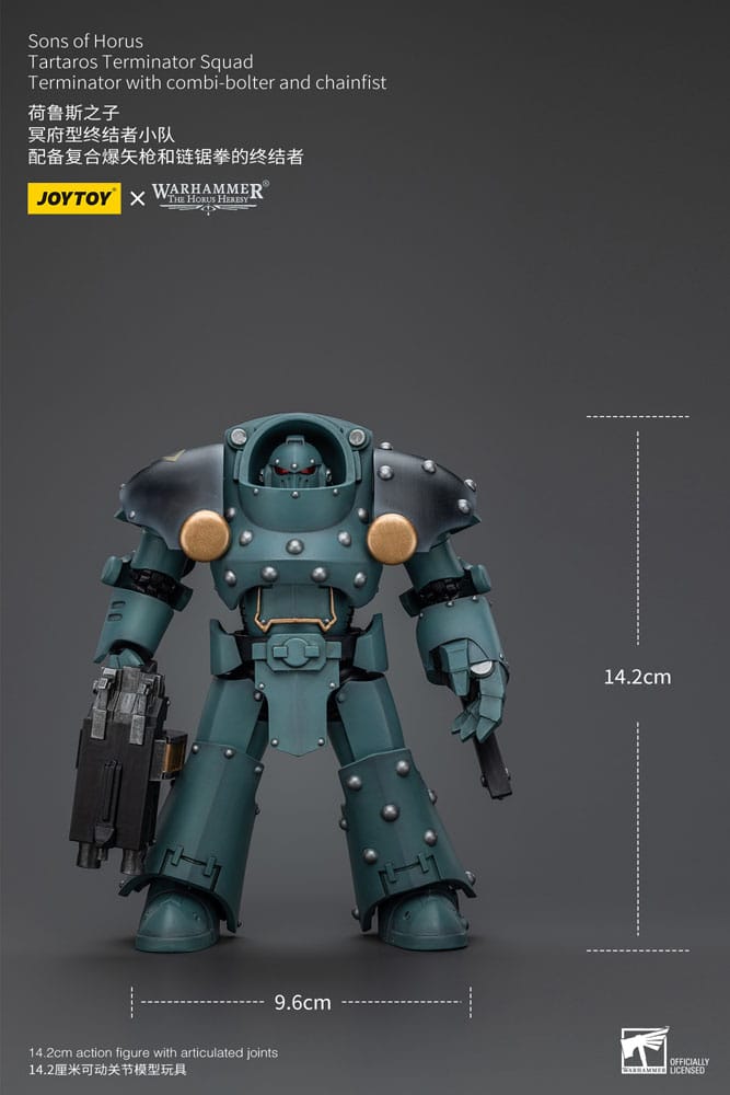Warhammer The Horus Heresy Action Figure 1/18 Tartaros Terminator Squad Terminator With Combi-Bolter And Chainfist 12 cm