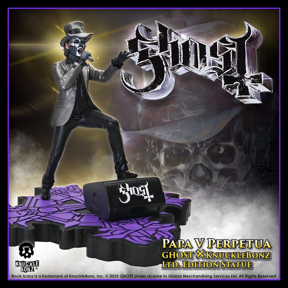 Ghost Rock Iconz Statue Papa V Perpetua Top Hat 22 cm - Damaged packaging