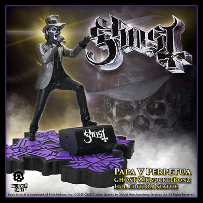 Ghost Rock Iconz Statue Papa V Perpetua Top Hat 22 cm