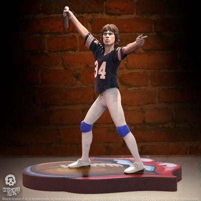 Rolling Stones Rock Iconz Statue Mick Jagger US Tour 1981 (Black Jersey) 22 cm