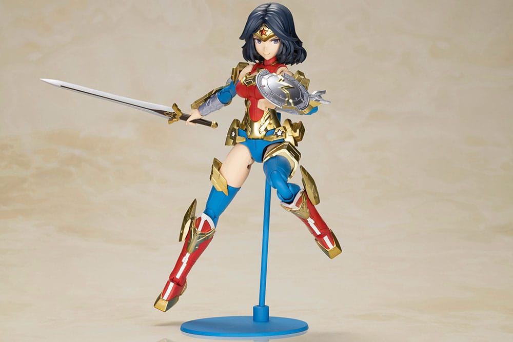 DC Comics Cross Frame Girl Plastic Model Kit Wonder Woman Humikane Shimada Ver. 16cm