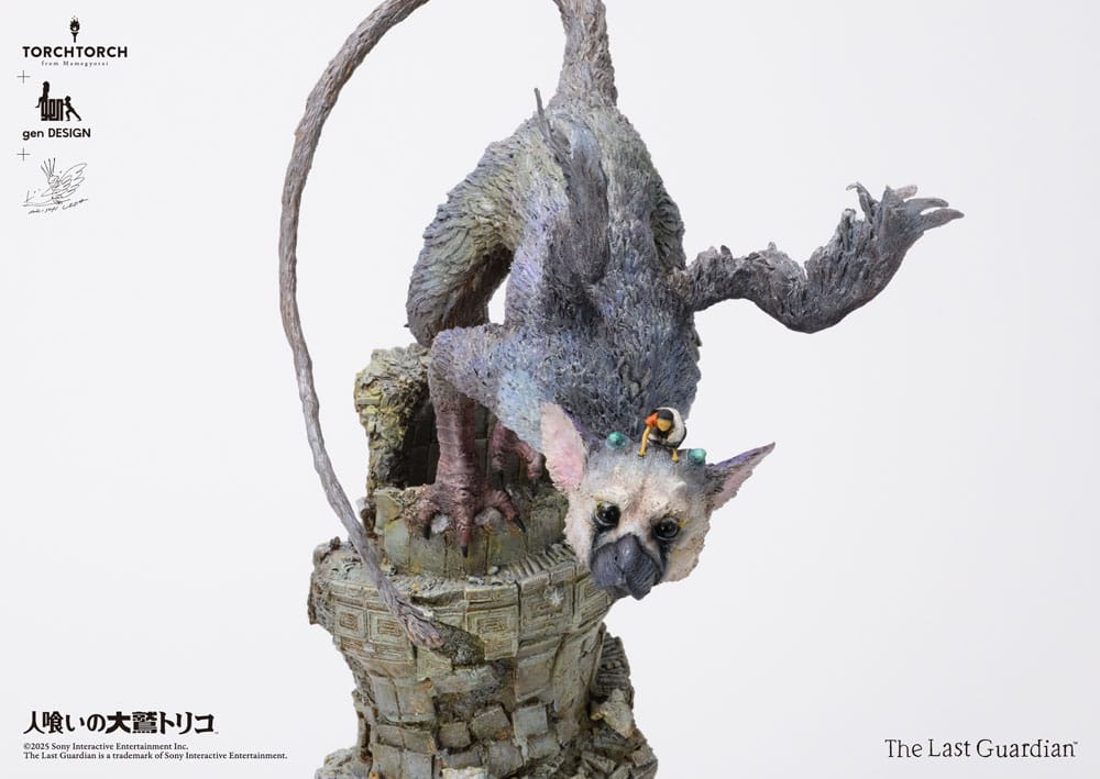 The Last Guardian Art Statue Trico by Akishi Ueda 50 cm
