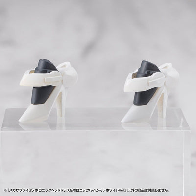 Kotobukiya M.S.G. Model Kit Accessory Set Mecha Supply 34 Holonic Headdress & Holonic High Heels White Ver.