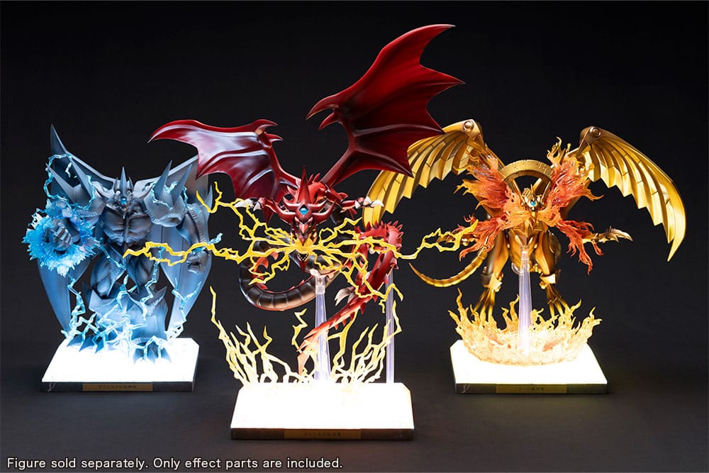 Yu-Gi-Oh! PVC Statue Accessories Slifer the Sky Dragon Egyptian God Expansion Parts Set - Damaged packaging