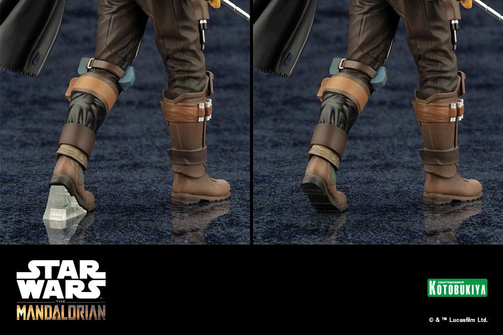 Star Wars The Mandalorian ARTFX Statue 1/10 Mandalorian & Grogu with Beskar Staff 18 cm - Damaged packaging