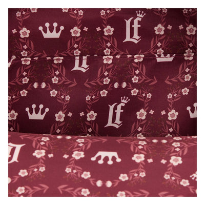 Loungefly Midi Backpack Cream & Red Floral