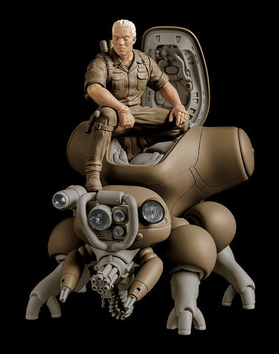 Ghost in the Shell PLAMAX minimum factory Plastic Model Kit Batou with Fuchikoma 8 cm