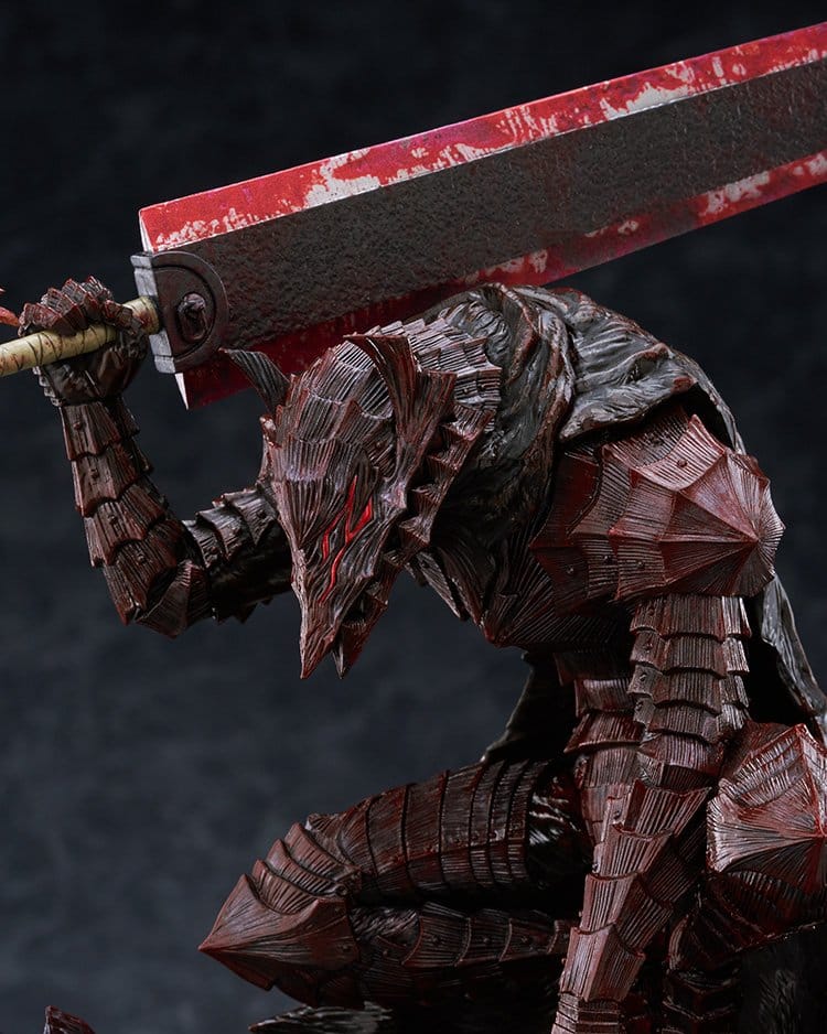 Berserk Pop Up Parade PVC Figure Guts (Berserker Armor): Bloody Paint Ver. L Size 28 cm