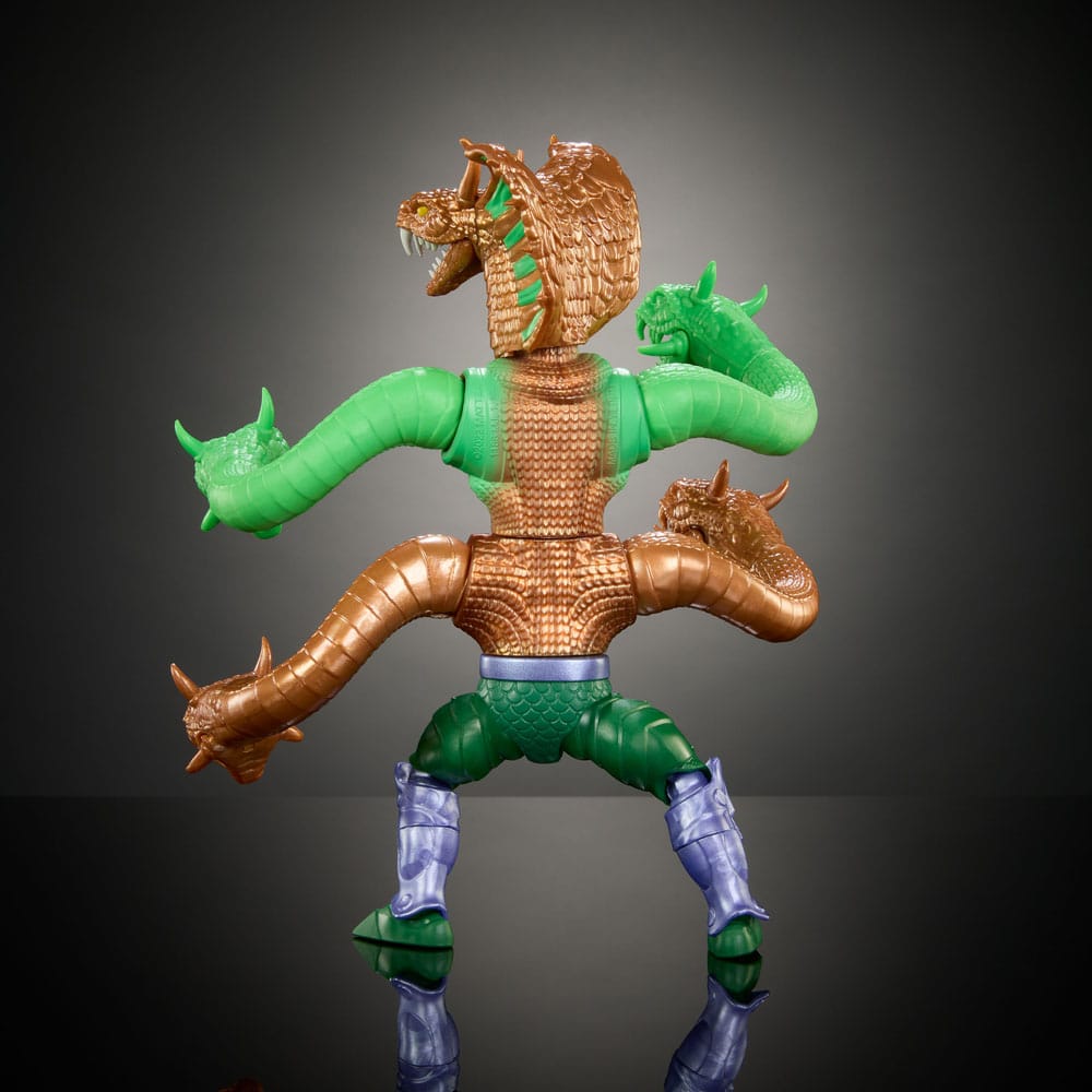 MOTU x TMNT: Turtles of Grayskull Deluxe Action Figure King Hiss 14 cm