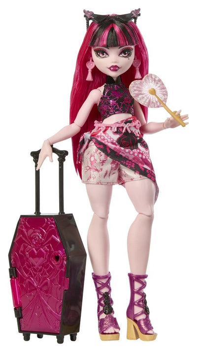 Monster High Skulltimate Secrets Doll Destination: Gore-geous Oasis - Draculaura - Damaged packaging