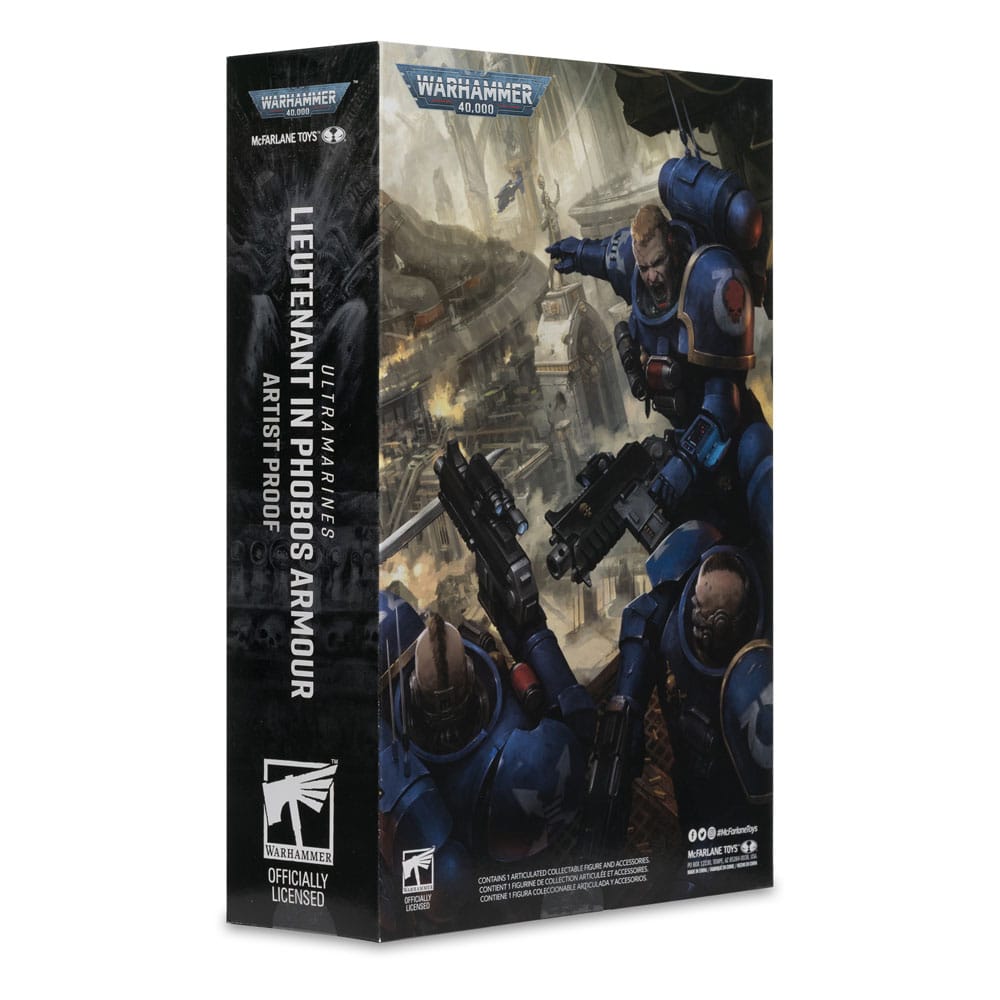 Warhammer 40,000 Action Figure Lieutenant in Phobos Armor (Ultramarines) (Artist Proof) 18 cm