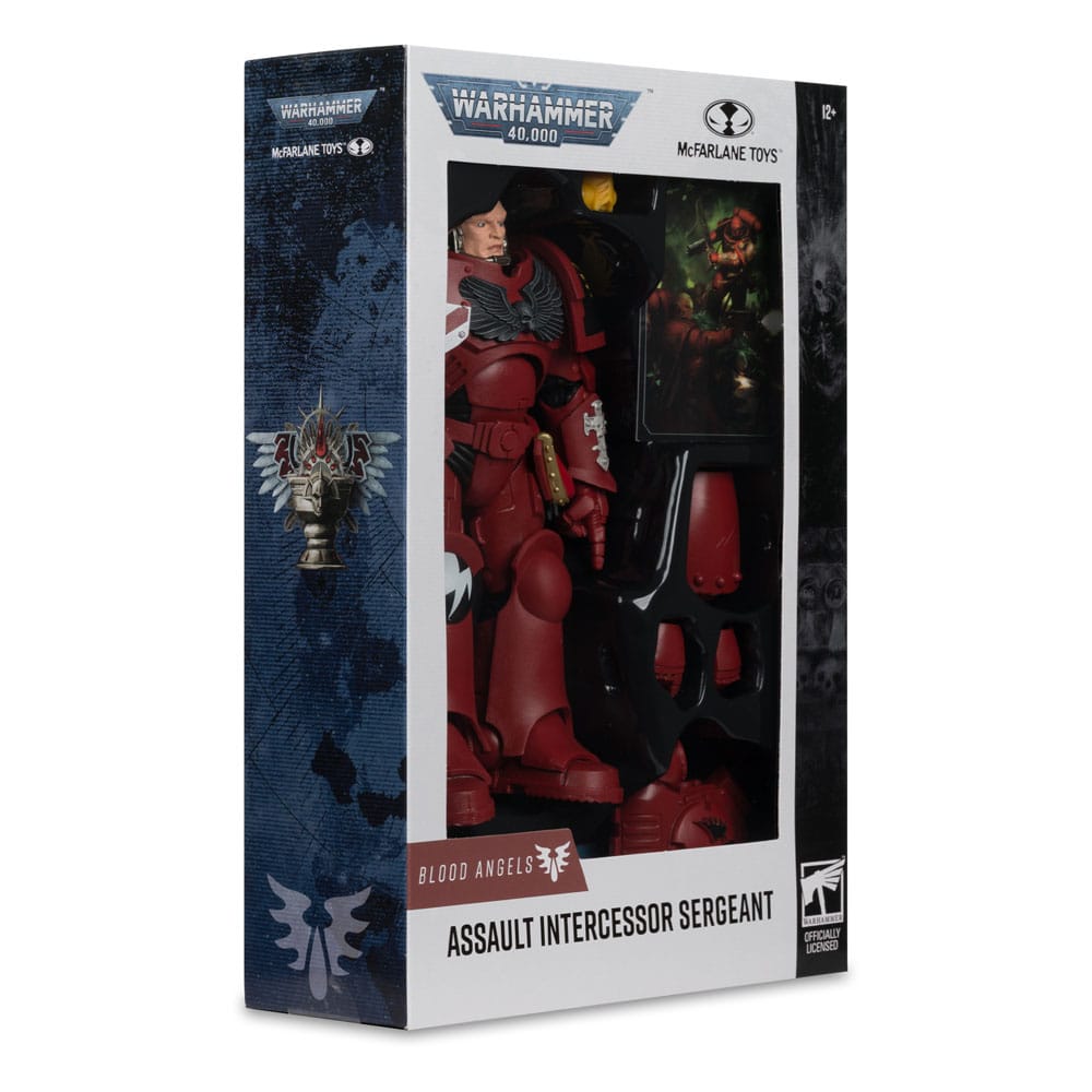 Warhammer 40,000 Action Figure Assault Intercessor Sergeant (Blood Angel) 18 cm