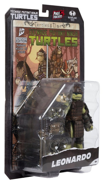 Teenage Mutant Ninja Turtles Page Punchers Action Figure Leonardo (Turtles in Time) 13 cm - Damaged packaging