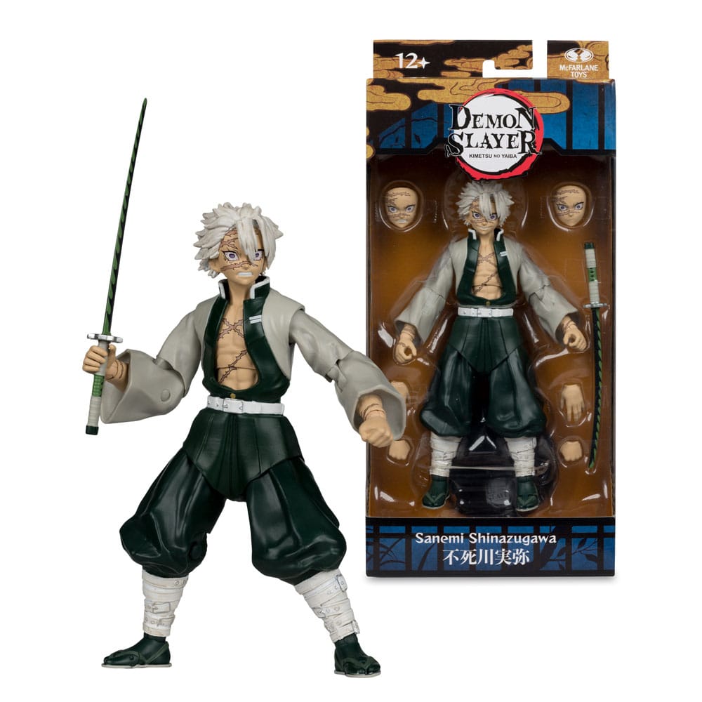 Demon Slayer: Kimetsu no Yaiba Action Figure Sanemi Shinazugawa 17 cm