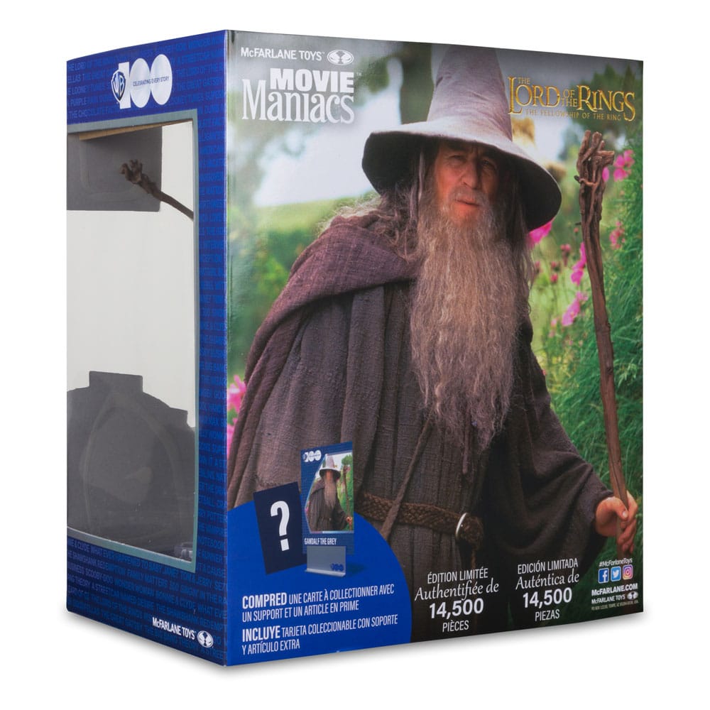 Lord of the Rings Movie Maniacs Action Figure Gandalf 18 cm - Damaged packaging