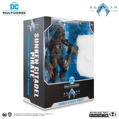Aquaman and the Lost Kingdom DC Multiverse Megafig Action Figure Sunken Citadel Pirate 30 cm - Damaged packaging