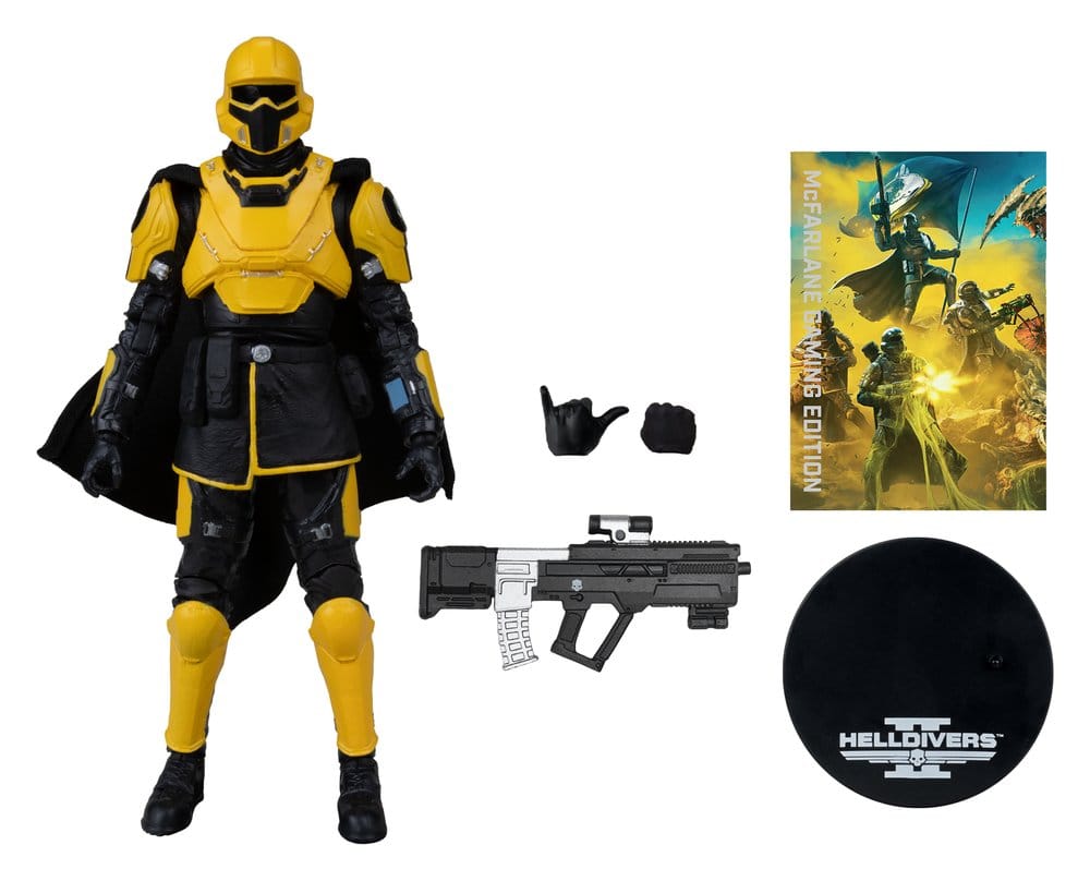Helldivers II McFarlane Gaming Edition Action Figure T4-40 Gold Eagle 18 cm