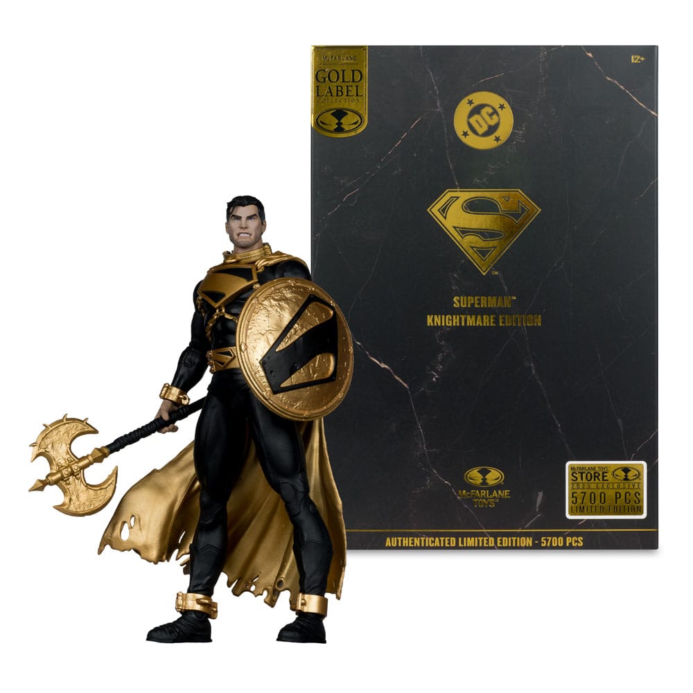 DC Multiverse Action Figure Superman (Future State) (Knightmare) (Gold Label) 18 cm