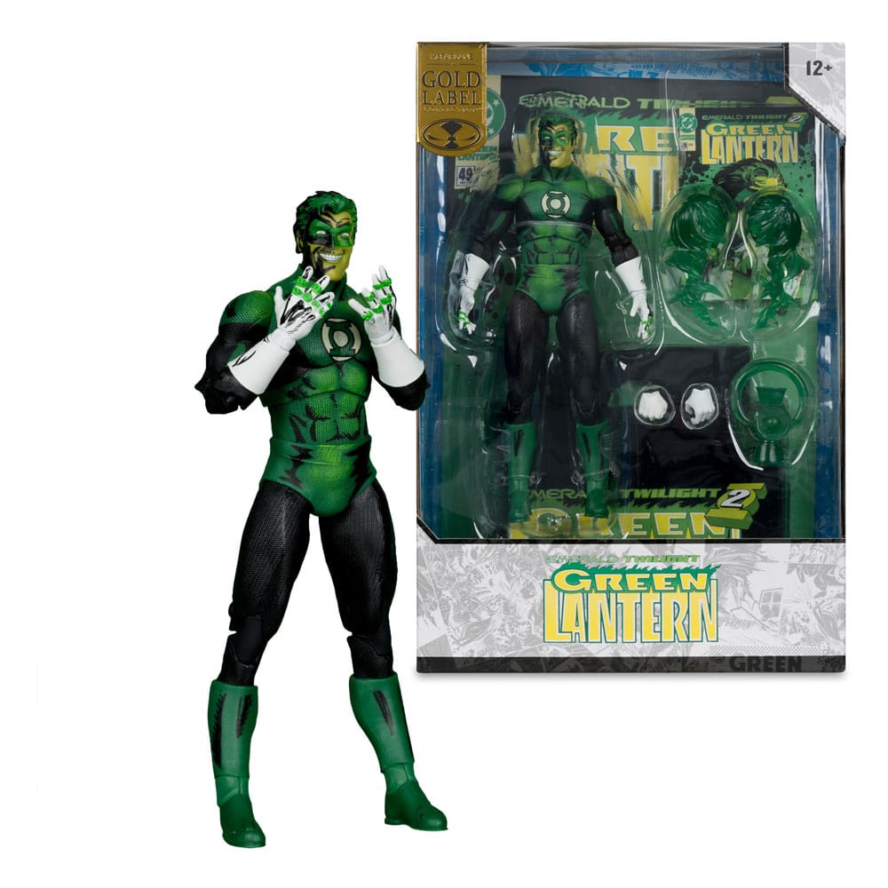 DC Multiverse McFarlane Cover Recreations Action Figure Green Lantern (Emerald Twilight) (Gold Label) 18 cm