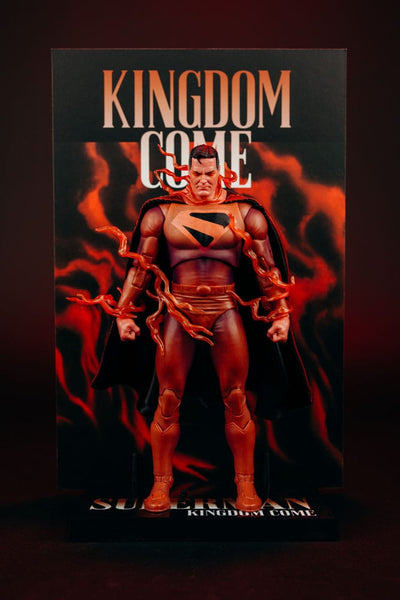 DC Multiverse McFarlane Cover Recreations Action Figure Superman (Kingdom Come) (Gold Label) 18 cm