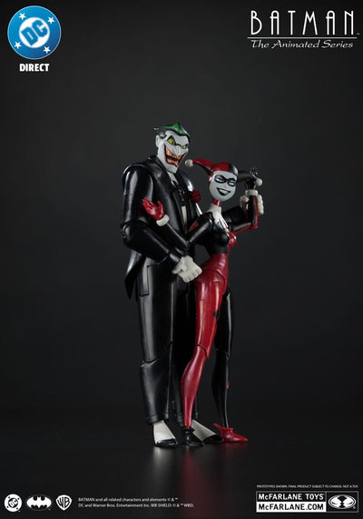 Batman: The Animated Series DC Direct Action Figures Harley Quinn & The Joker (Mad Love) (Gold Label) 18 cm