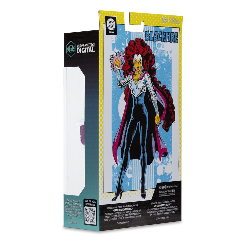 DC Direct McFarlane Toys Digital Action Figure Blackfire (The New Teen Titans) 18 cm
