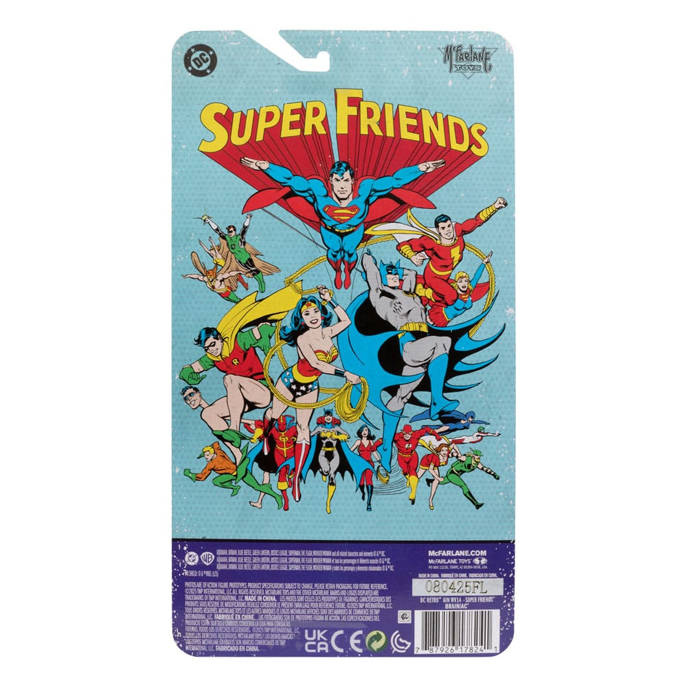 DC Retro Super Friends Action Figure Brainiac 15 cm