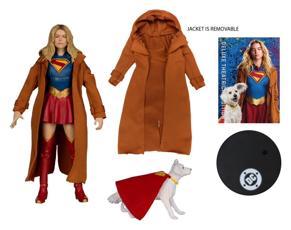 Supergirl (2026) DC Theatrical Deluxe Edition Action Figure Supergirl & Krypto (Gold Label) 17 cm