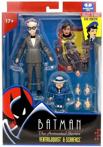 Batman: The Animated Series DC Direct Build-A Figure Action Figure Ventriloquist & Scarface 15 cm