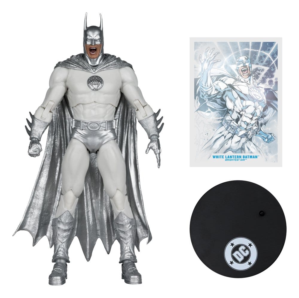 DC Multiverse Action Figure White Lantern Batman (Brightest Day) (Red Platinum Edition) 18 cm