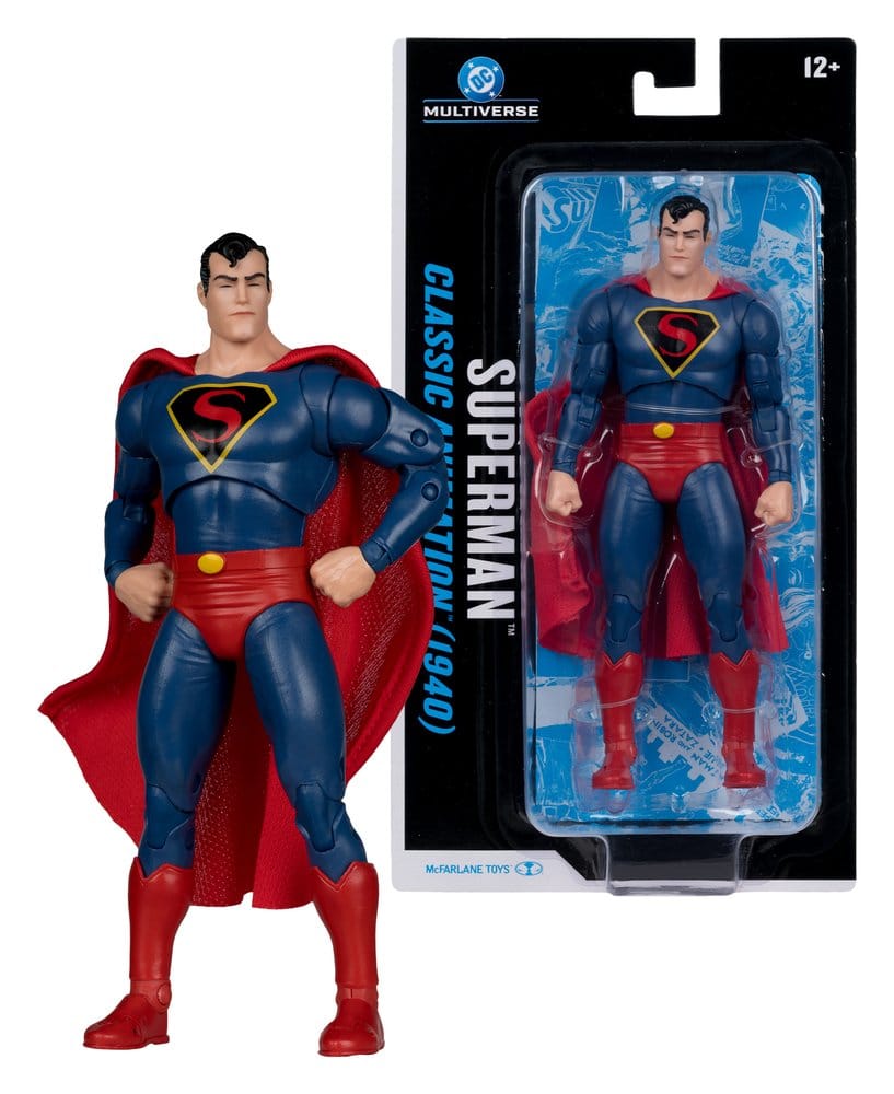 DC Multiverse Action Figure Superman (Classic Animation 1940) 19 cm