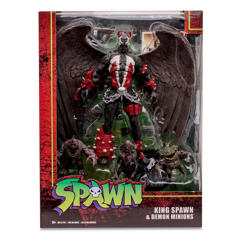 Spawn Megafig Action Figure King Spawn with Wings and Minions 30 cm