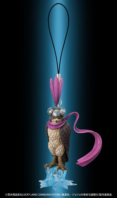 JoJo's Bizarre Adventure: Stardust Crusaders Mini figures Set Chozo Mascot Strap Collection Blind Box (6)