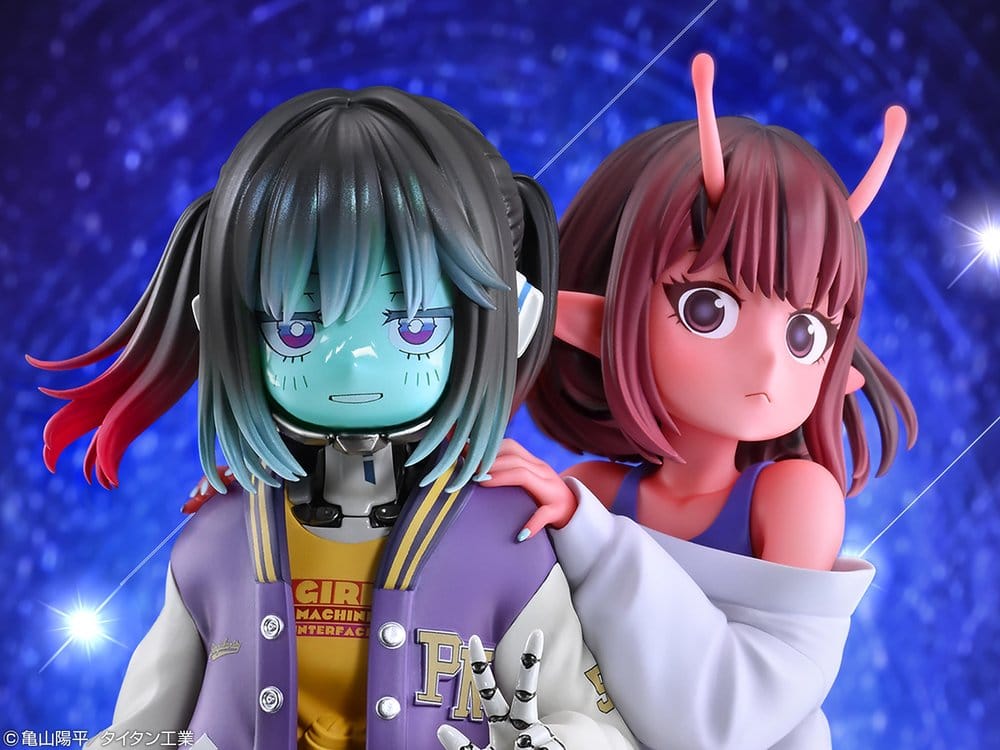 Milky Subway The Galactic Limited Express PVC Figures 2-Pack Chiharu & Makina 18 cm