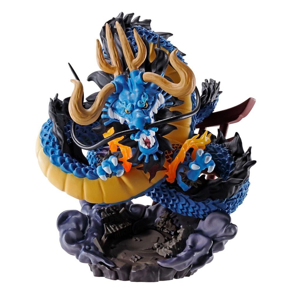 One Piece Petitrama PVC Mini Statue Logbox King Birth Wano Kuni Vol. 1 Set 9 cm