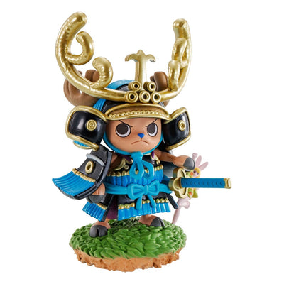 One Piece Petitrama PVC Mini Statue Logbox King Birth Wanokuni Vol. 2 Set 9 cm