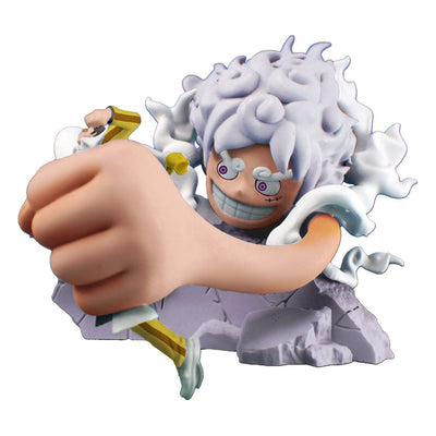 One Piece Petitrama PVC Mini Statue Logbox King Birth Egghead Set 9 cm