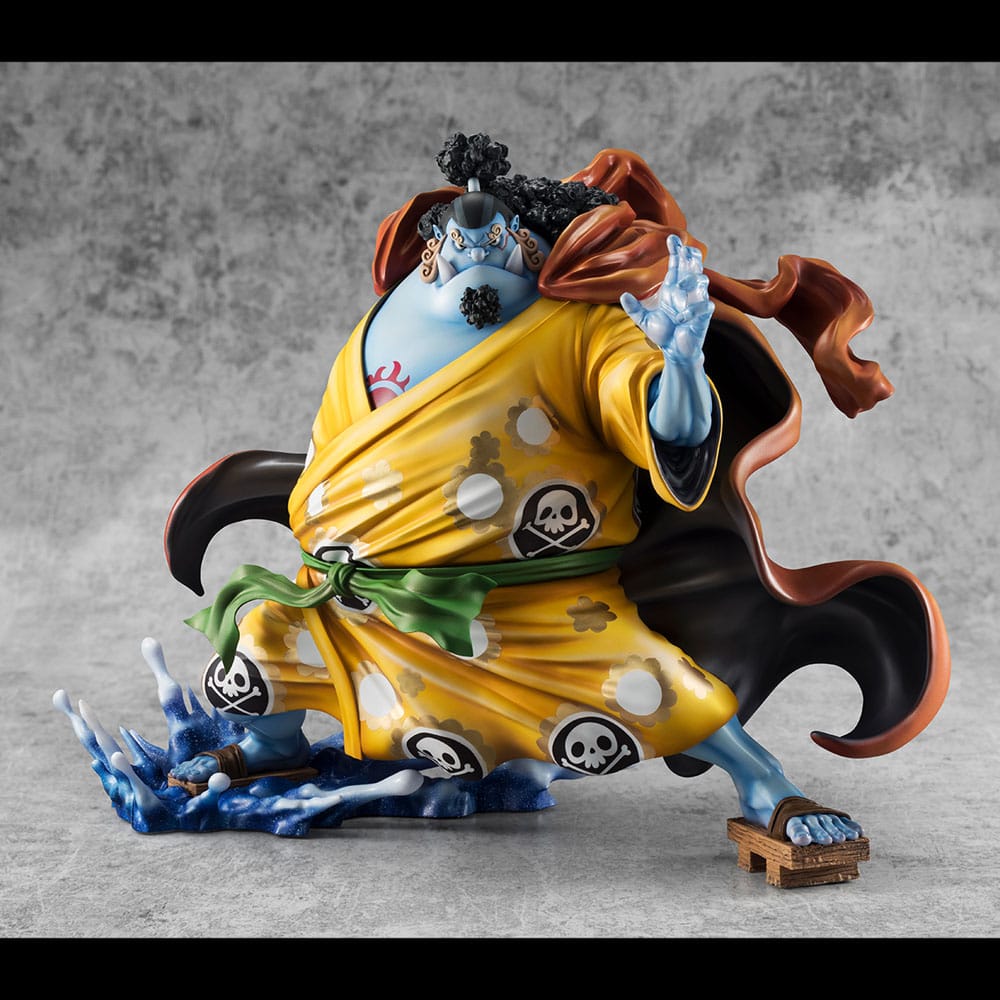 One Piece Portrait Of Pirates SA-MAXIMUM PVC Statue Knight of the Sea Jinbe Limited Reprint 25 cm - Damaged packaging