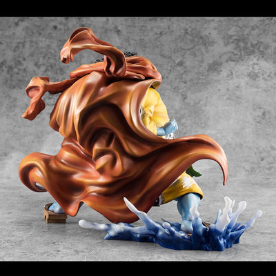 One Piece Portrait Of Pirates SA-MAXIMUM PVC Statue Knight of the Sea Jinbe Limited Reprint 25 cm - Damaged packaging
