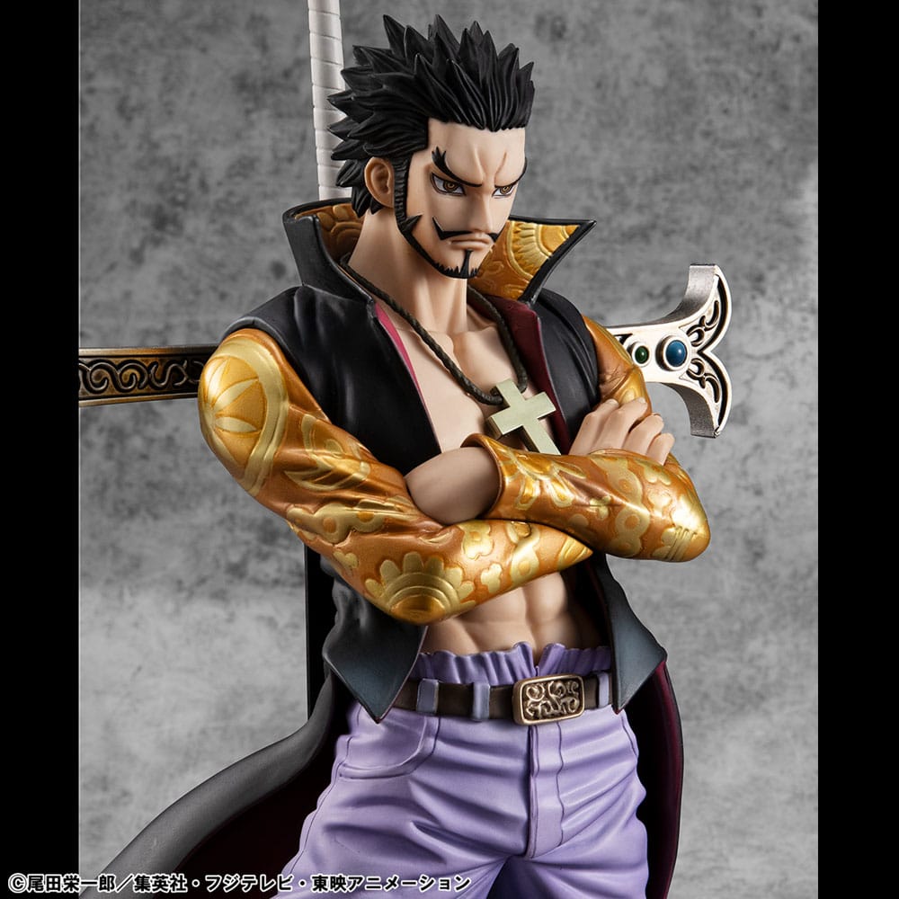 One Piece P.O.P SA-MAXIMUM PVC Statue Hawk Eye Dracule Mihawk Ver. R 29 cm - Damaged packaging