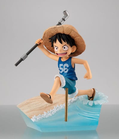 One Piece GEM Series PVC Statue Monkey D. Luffy Run! Run! Run! 15th anniversary Ver. 12 cm