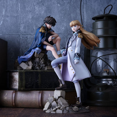 Mobile Suit Gundam Wing Alpha x Omega PVC Statue 1/8 Heero Yuy & Relena Peacecraft Set 30th Anniversary Repaint Ver. 14 cm