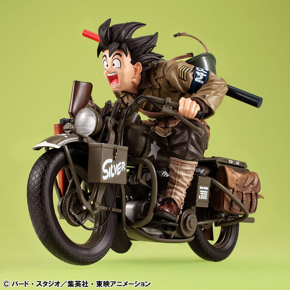 Dragonball Z 05 Desktop Real McCoy PVC Diorama Son Goku & Bike 18 cm