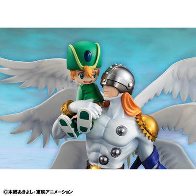 Digimon Adventure G.E.M. Series PVC Figure Angemon & Takeru Takaishi 22 cm (Repeat)