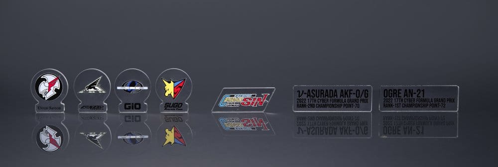 Future GPX Cyber Formula Vehicles 2-Pack vAsurada AKF-0/G spiral boost mode & OGRE AN-21 super Aero boost mode Set Heritage Edition 9 cm