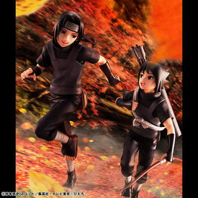 Naruto Shippuden G.E.M. Series PVC Figures 2-Pack Itachi Uchiha & Sasuke (Repeat)
